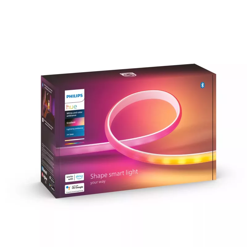 Viedā LED sloksne Philips Hue balta and colour ambience Gradient lightstrip extension 1 metrs