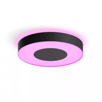 Viedais griestu gaismeklis Philips Hue Infuse large melns — baltā un krāsu noskaņa, Bluetooth, Ø425×86 mm, 50–60 Hz