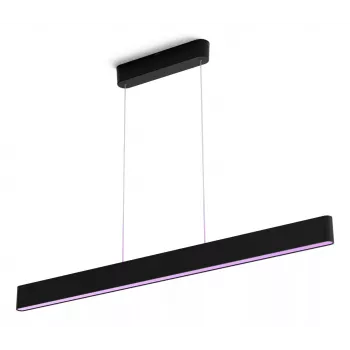 Viedā piekaramā lampa Philips Hue Ensis Melns Bluetooth – piekaramais gaismeklis, 220–240V, 1299×90×40 mm