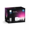 Philips Hue balta and colour ambience Starter komplekts: 3 GU10 viedie prožektori + dimmera slēdzis