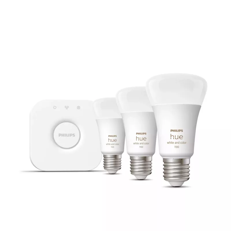 Viedā apgaismojuma komplekts Philips Hue balta and colour ambience Starter kit E27 Bluetooth Zigbee