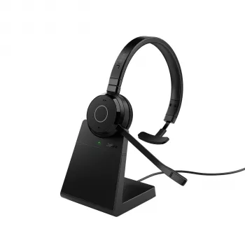 Jabra Evolve 65 TE - Link390a UC Mono (iekļauts statīvs)