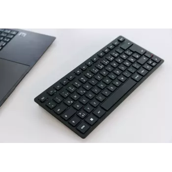 CHERRY KW 9200 MINI tastatūra Universāla USB + RF bezvadu + Bluetooth QWERTZ vācu melna