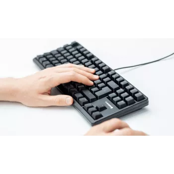 CHERRY G80-3000N RGB TKL tastatūra Universāla USB QWERTZ Vācu Melna