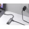Equip USB-C 5-in-1 daudzfunkciju adapteris, HDMI, Gigabit LAN, USB 3.2 GEN1, 100 W USB PD