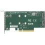 SUPERMICRO Low Profile PCI-E pacēlājkarte, atbalsta 2x M2 moduli (AOC-SLG3-2M2-O)