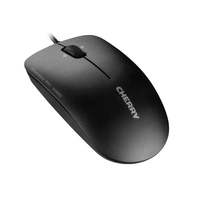 CHERRY MC 2000 vadu pele ar noliekamo ritenīti, melna, USB