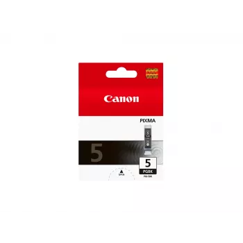 Canon PGI-5BK melnā tintes kasetne, foto melna, uz krāsvielu bāzes, 1 gab., 1640 lapas