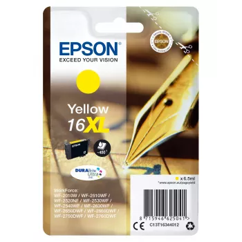 Epson pildspalvu un krustvārdu Singlepack dzeltena 16XL DURABrite Ultra tinte