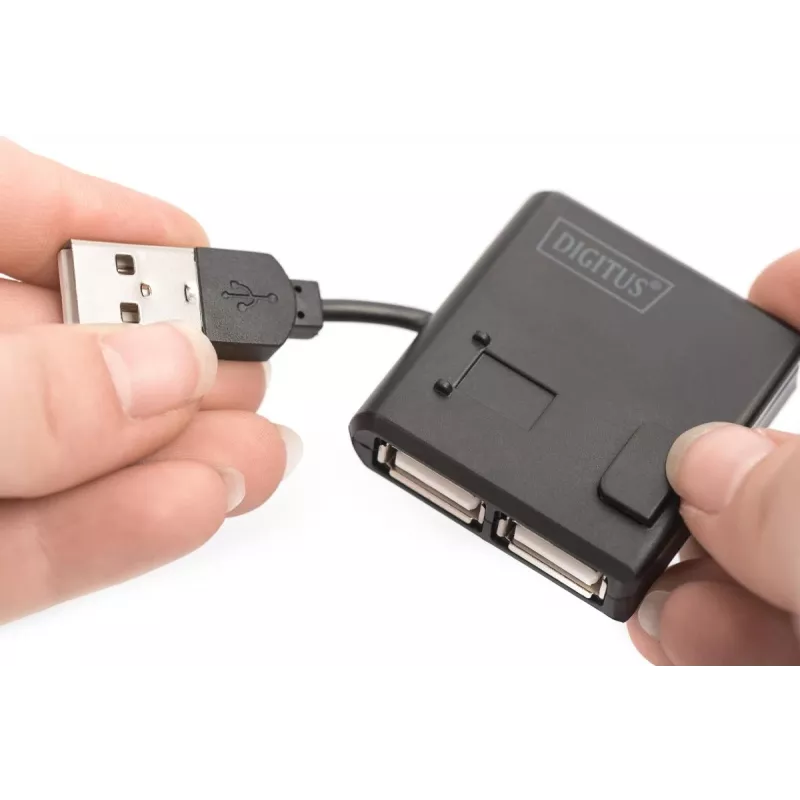 DIGITUS USB 2.0 High-speed Hub 4 Port (da-70217)