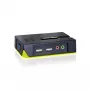 LevelOne 2 pieslēgvietu USB VGA KVM slēdzis ar audio atbalstu