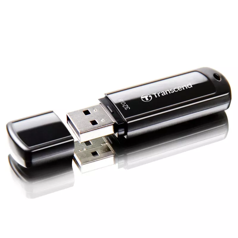 TRANSCEND Jetflash 700 - 32GB USB zibatmiņa - USB 3.0 - Melna