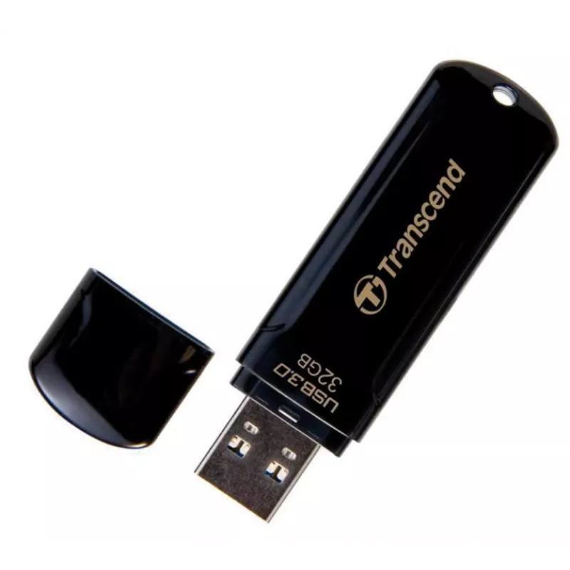 TRANSCEND Jetflash 700 - 32GB USB zibatmiņa - USB 3.0 - Melna