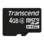 MicroSDHC karte Transcend 4GB interfeiss MicroSDHC modelis TS4GUSDC4