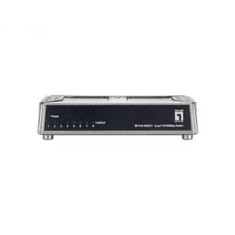 Nepārvaldāms slēdzis LevelOne FSW-0808TX 8 pieslēgvietu Fast Ethernet