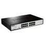D-Link DGS-1016D/E tīkla slēdzis Nepārvaldīts Melns, Metālisks