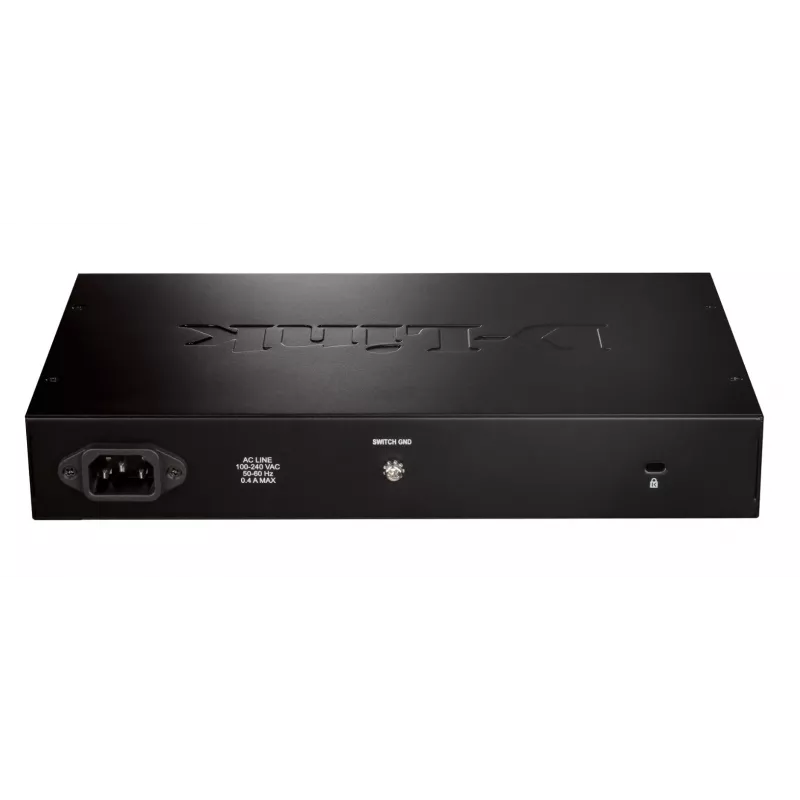 D-Link DGS-1016D/E tīkla slēdzis Nepārvaldīts Melns, Metālisks