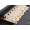 DIGITUS Patch panel CAT6 8-portu ekranēts melns 10 collu