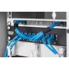 DIGITUS Patch panel CAT6 8-portu ekranēts melns 10 collu