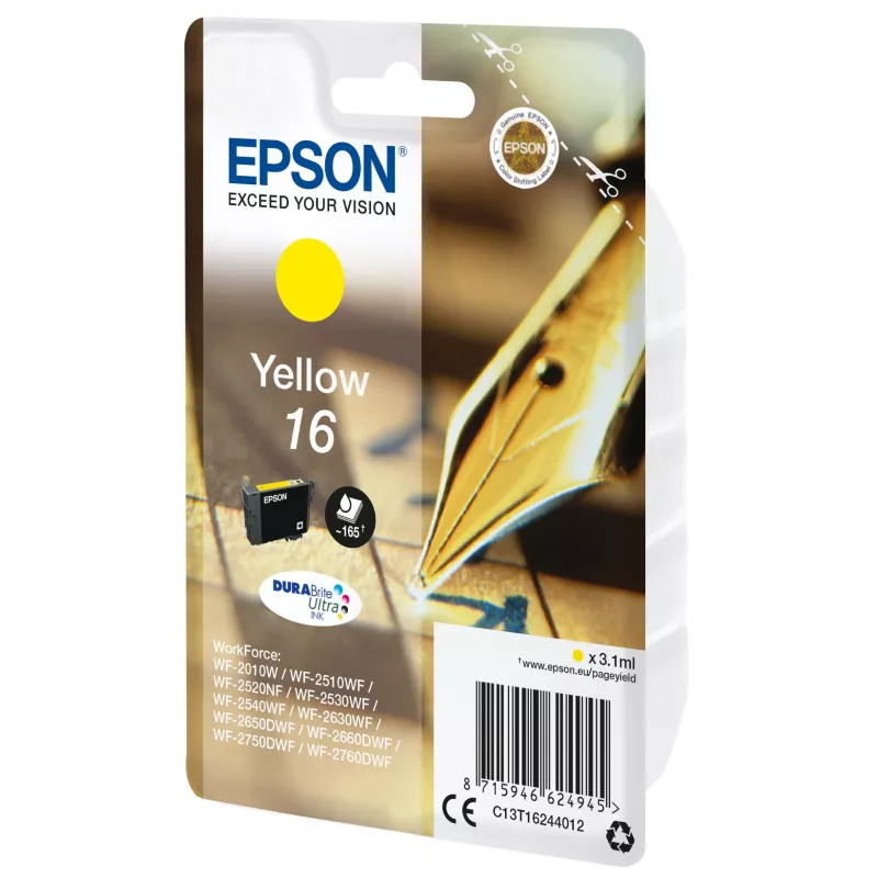 Epson Pen and crossword Singlepack dzeltena 16 DURABrite Ultra Ink
