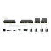LevelOne 4 portu USB VGA KVM slēdzis, audio atbalsts