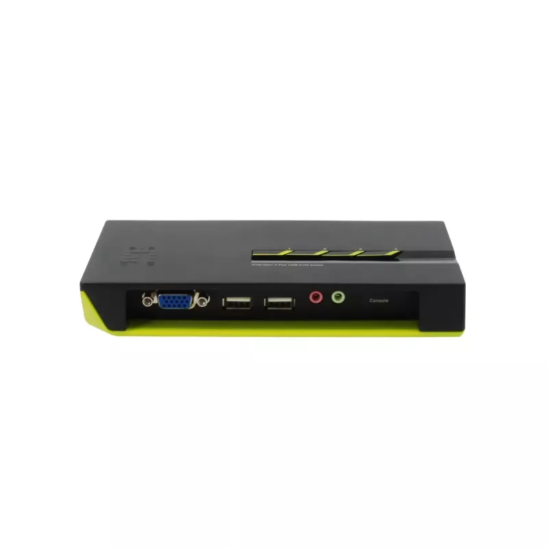 LevelOne 4 portu USB VGA KVM slēdzis, audio atbalsts