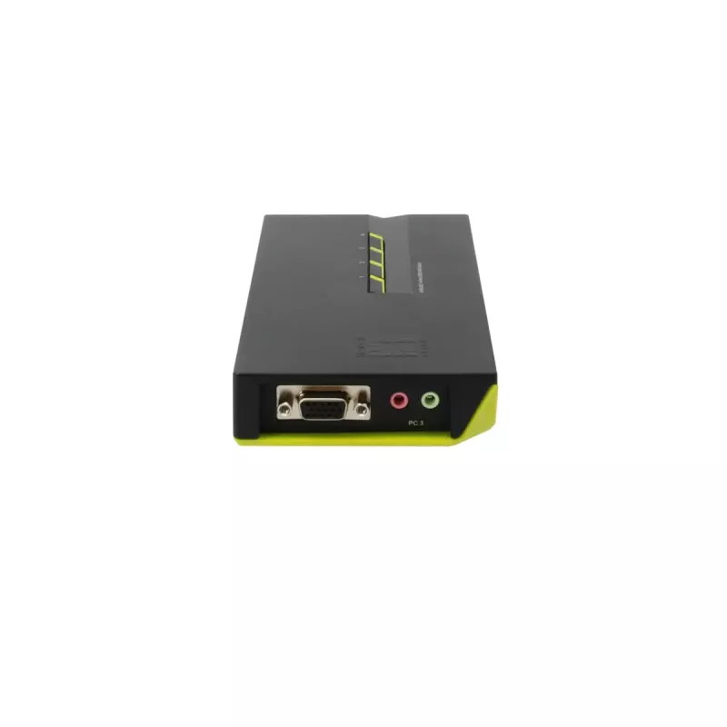 LevelOne 4 portu USB VGA KVM slēdzis, audio atbalsts