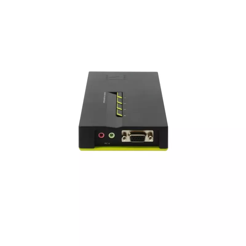 LevelOne 4 portu USB VGA KVM slēdzis, audio atbalsts