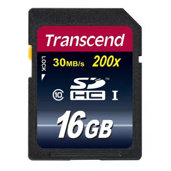 Zibatmiņa Transcend 16GB SDHC Class 10 TS16GSDHC10