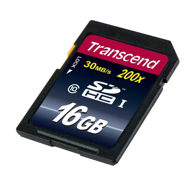 Zibatmiņa Transcend 16GB SDHC Class 10 TS16GSDHC10