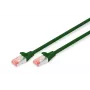 DIGITUS plākstera vads Vara vadītājs - CAT6 - S/FTP - Snagless - 2m - zaļš