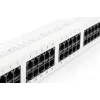 DIGITUS CAT 3 ISDN Patch Panel, neekranēts 50 portu RJ45, 8P4C, LSA, 1U, montāža statīvā, pelēka krāsa RAL 7035