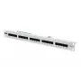 DIGITUS CAT 3 ISDN savienojumu panelis, neekranēts 25 portu RJ45, 8P4C, LSA, 1U, montāža statnē, krāsa pelēka RAL 7035