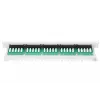 DIGITUS CAT 3 ISDN savienojumu panelis, neekranēts 25 portu RJ45, 8P4C, LSA, 1U, montāža statnē, krāsa pelēka RAL 7035