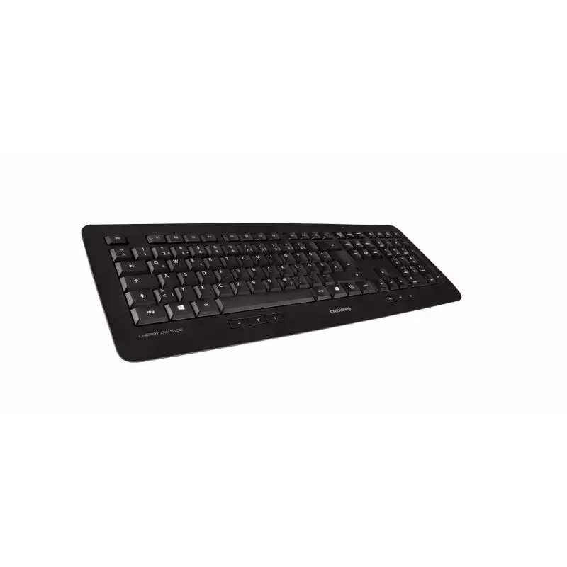 CHERRY DW 5100 tastatūra Pele iekļauta Universāls RF Bezvadu QWERTZ Vācu Melns