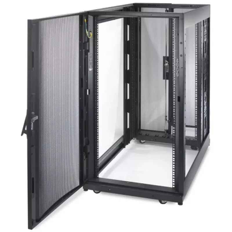 APC NetShelter SX, serveru plaukta korpuss, 24U, melns, 1198,5A x 600P x 1070D mm