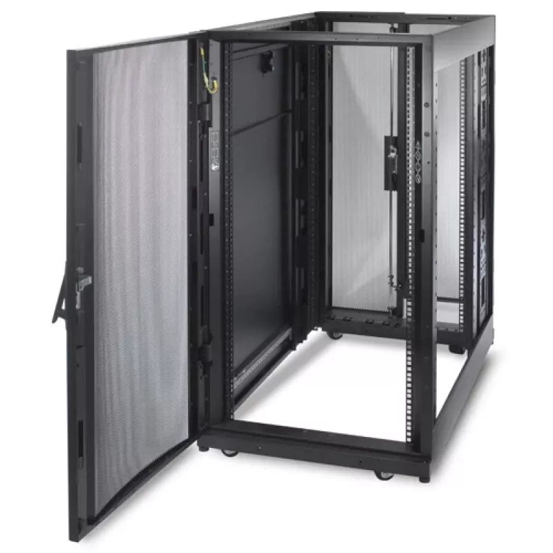 APC NetShelter SX, serveru plaukta korpuss, 24U, melns, 1198,5A x 600P x 1070D mm