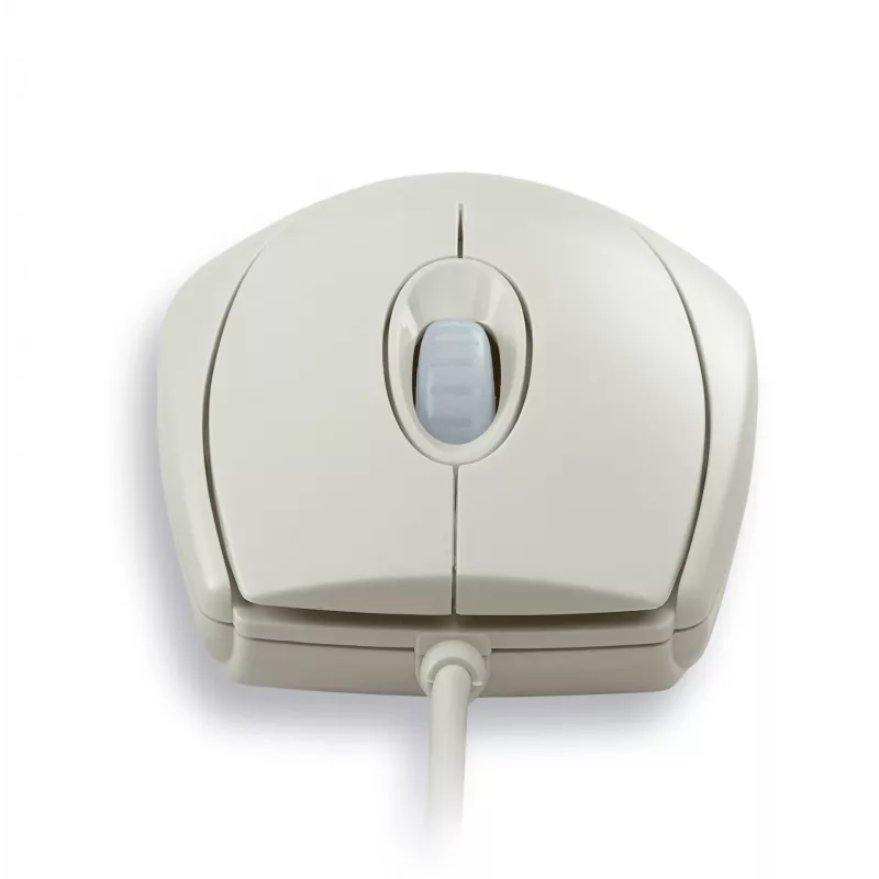 CHERRY WHEELpele OPTICAL vadu pele, gaiši pelēka, PS2/USB