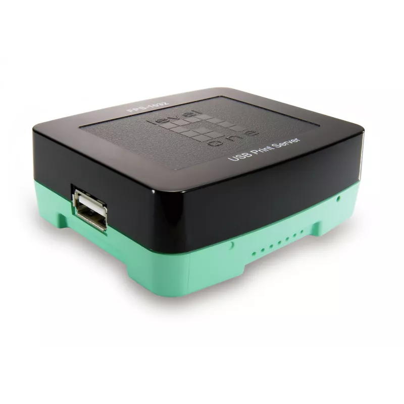 LevelOne USB drukas serveris, melns, zaļš, Activity, Link, Power, Status, Taivāna, Ethernet LAN, IEEE 802.3, IEEE 802.3u, 10,100 Mbit/s