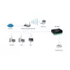 LevelOne USB drukas serveris, melns, zaļš, Activity, Link, Power, Status, Taivāna, Ethernet LAN, IEEE 802.3, IEEE 802.3u, 10,100 Mbit/s