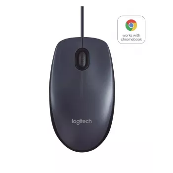 LOGITECH pele - B100 - optiskā - melna