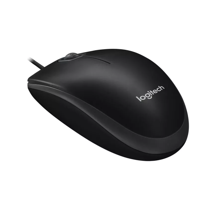 LOGITECH pele - B100 - optiskā - melna