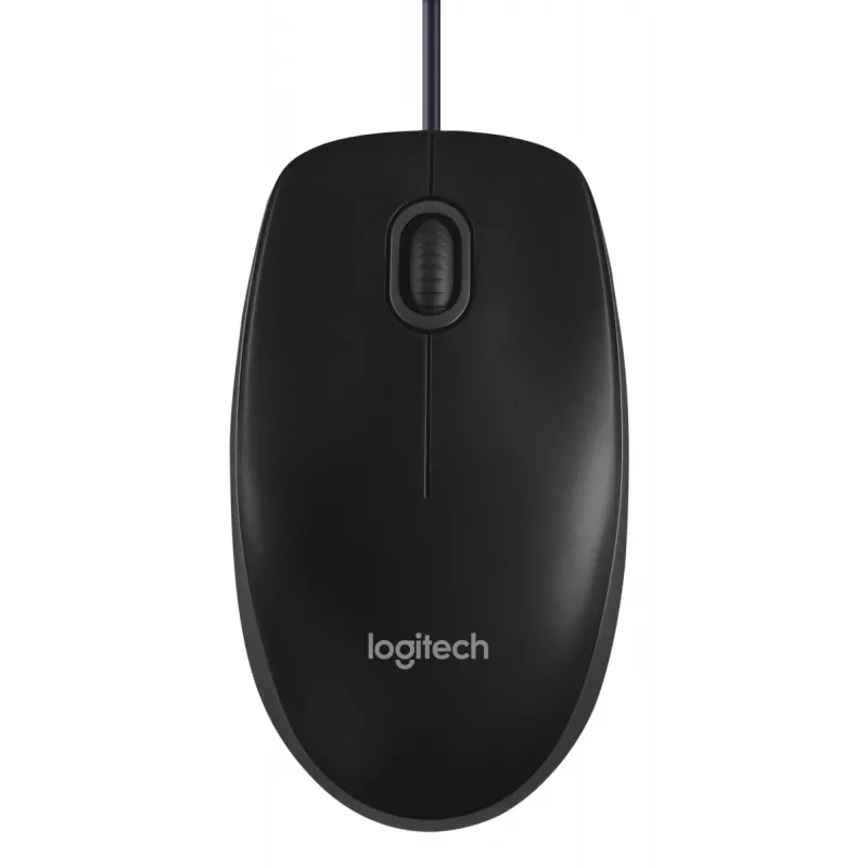 LOGITECH pele - B100 - optiskā - melna