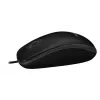 LOGITECH pele - B100 - optiskā - melna