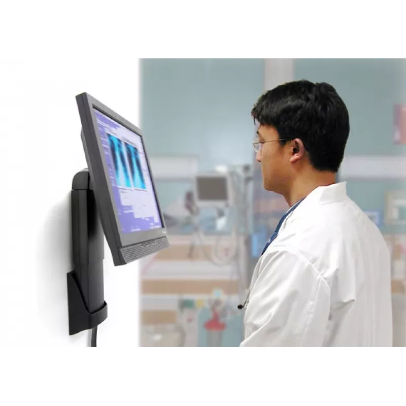 Sienas stiprinājums ar pacēlāju Ergotron Neo-Flex 61 cm (24 collas) Melns