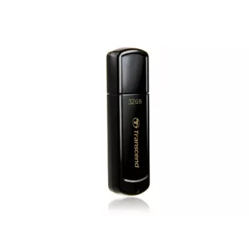 TRANSCEND Jetflash 350 - 32 GB USB zibatmiņa - USB 2.0 - Melna