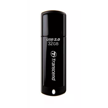 TRANSCEND Jetflash 350 - 32 GB USB zibatmiņa - USB 2.0 - Melna