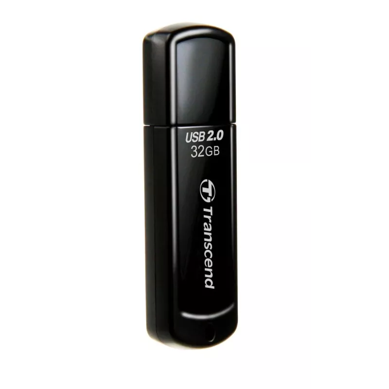 TRANSCEND Jetflash 350 - 32 GB USB zibatmiņa - USB 2.0 - Melna