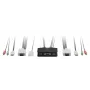 LevelOne 2-portu USB VGA kabeļa KVM slēdzis, audio atbalsts, 2048 x 1536 pikseļi, melns