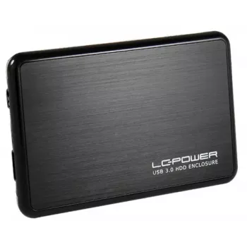 LC-POWER multivides atskaņotājs - USB korpuss SATA-HDD 2,5 collu alumīnija USB 3.0 LC-Power melns